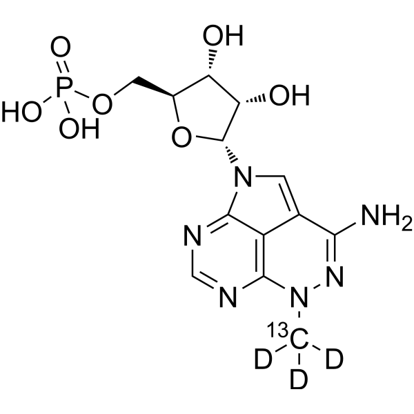 Triciribine phosphate-13C,d3 (TCN-P-13C,d3)